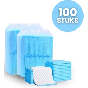 Incontinentie Luxe Bed Onderleggers - Wegwerp onderleggers – 60x60 cm - 100 stuks – Matrasbeschermers - Premium