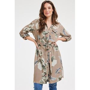 DIDI Dames Tunic Pepper Taupe Mazzo print maat 38