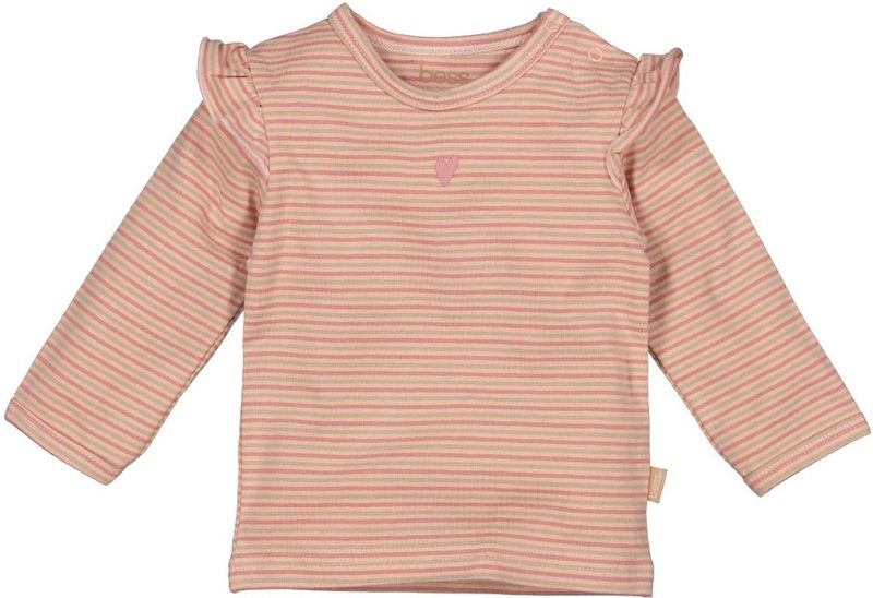 B.E.S.S. - Longsleeve Striped - Roze - Longsleeve