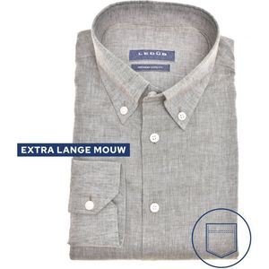 Ledûb modern fit linnen groen