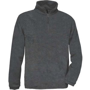 Pullover/Cardigan Unisex S B&C Lange mouw Charcoal 100% Polyester