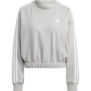 adidas Sportswear Essentials 3-Stripes Crop Sweatshirt - Dames - Grijs- S
