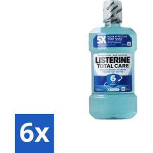 Listerine – Mondwater – Total Care – Bescherming tegen tandsteen – 500 ml - Voordeelverpakking - 6 stuks