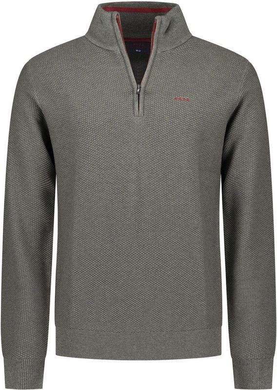 NZA - Groene - Half Zip Trui - Katoen