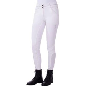 QHP Rijbroek Carrie Full Grip Wit - 44