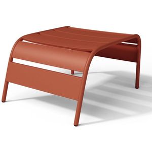 Vente-unique Metalen voetenbank - Terracotta - MIRMANDE