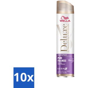 Wella – Deluxe Pure Fullness – Haarspray – 250 ml - Bulkverpakking - 10 stuks
