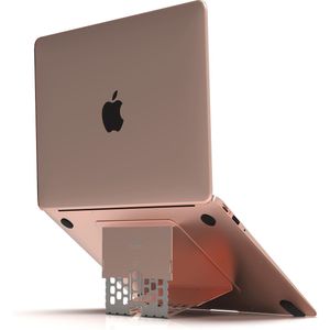 Majextand 's werelds dunste en meest portable laptopstandaard - Rosé Goud
