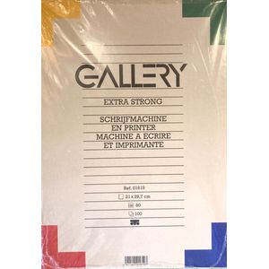 Gallery - Papier A4 Extra Strong - Schrijfmachine - Wit - 100 Vel