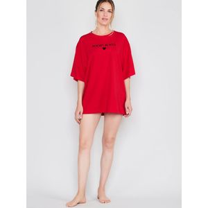 OTTO - T-shirt - Knalliges rot - Korte Mouw - Ronde Hals