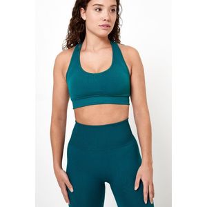 Limitless Sports - Sportbeha Dames - Turquoise groen - Medium Ondersteuning – Ademend & Comfortabel