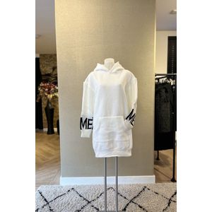 Ibernia | Hoodie Sweaterdress, Wit, Maat S