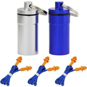 Geluidsdempende Oordopjes Set van 3 Paar Siliconen Oordopjes voor Gehoorbescherming tijdens Slapen, Studeren en Muziek - Ideaal voor Concerten, Clubs en Sport - Inclusief 2 Opbergcontainers