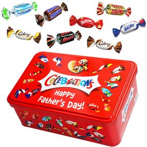 Mars Celebrations geschenkdoos ""Happy Father's Day"" - Twix, Snickers, Mars, Bounty, Galaxy, Maltesers, MilkyWay - Vaderdag cadeau - 400g