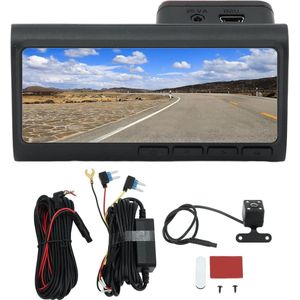 Dash Cam 1080P Full HD Dual Auto WiFi Dashboard Camera Recorder met 3,3 Inch Display 120 Graden Hoek Automatische Schakelaar .
