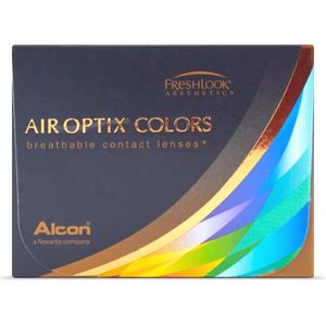 +1,25 - Air Optix® Colors Honey - 2 pack - Maandlenzen - Kleurlenzen - Honing