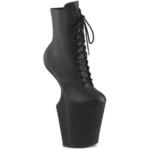 Pleaser - WORSHIP-1020 Plateau Laarzen, Paaldans schoenen - US 11 - 41 Shoes - Zwart