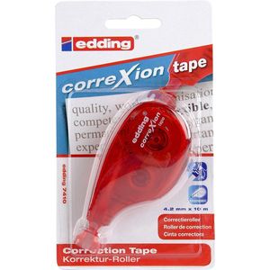edding correctieroller - correction tape - 4,2 mm x 10 m - correctietape