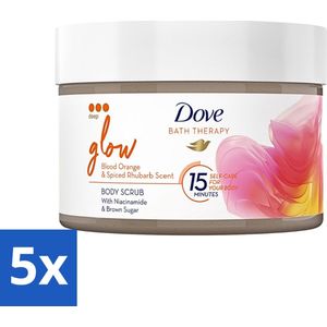 Dove Bath Therapy Glow Bodyscrub 295 ml - Bulkverpakking - 5 stuks