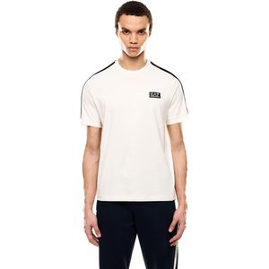 Emporio Armani - EA7 - T-shirt - Beige - Katoen - Regular Fit