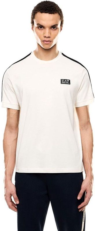 Emporio Armani - EA7 - T-shirt - Beige - Katoen - Regular Fit