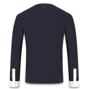 Kentucky Horsewear - Show shirt heren classic lange mouwen marine size 44