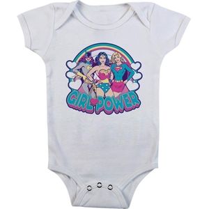 DC Comics Girlpower Baby Body Mädchen White-6 Monate