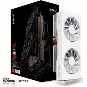 XFX - Swift Radeon RX 9060 XT OC - Videokaart - Wit - 8 GB GDDR6