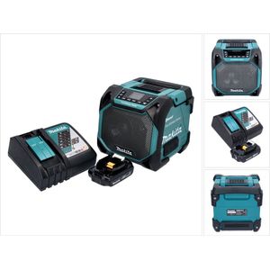 Makita DMR 203 RA1 Bluetooth-luidspreker 12 V 18 V IP64 + 1x oplaadbare accu 2.0 Ah + lader