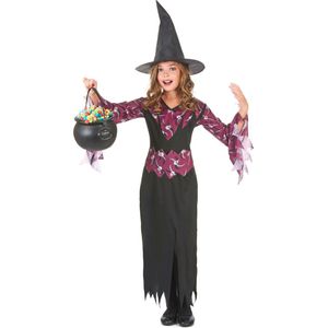 Halloween heksen Kostuum voor meisjes Halloween artikel - Verkleedkleding - 134/146