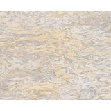 A.S. Création - My Home My Spa - Vliesbehang - Lichtoranje Beige Zilver