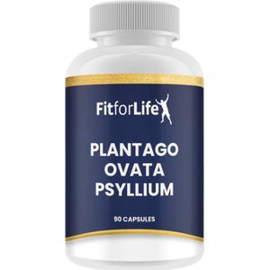 Fit for Life Plantago Psyllium Ovata - Geschikt voor vegetariërs en veganisten - 1200 mg - 90 capsules