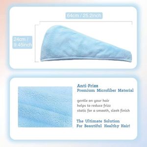 Haardrogende Handdoek - Anti-kroes, Microfiber - 1 stuk - Zacht en Absorberend