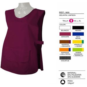 Schort voor medische reiniging - veelzijdig en praktisch - 1 stuk