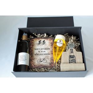 Mannenbox, Cadeau voor hem, Wielrennen, geschenkset, Vaderdag cadeau