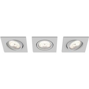 Philips Casement - Inbouwspot - 3 Lichtpunten - grijs - 3 x 500lm