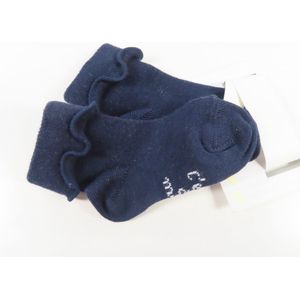Petit Bateau -Sokken - Meisjes - Marine - overslag - 6 maand 19/20