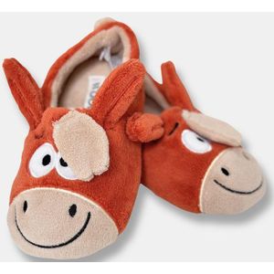 Woody sloffen - pony - roest - 252-10-WSE-C/030 - maat 31/32