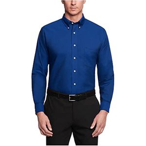 Overhemd Regular Fit Oxford heren - Gekleed shirt met lange mouwen
