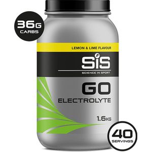 Science in Sport - SIS Energydrink - Go Electrolyte - Elektrolyten + Koolhydraten - 1,6kg - Lemon & Lime smaak