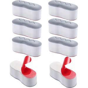 Toiletverhoger Toiletbril Bumpers Universele Deksel Lifte-r Pakking Stoel Buffer Spacers Accessoires Vervangende Bumpers Met Sterke Lijm Voor Thuis Hotel School - Wit Toiletverhoger