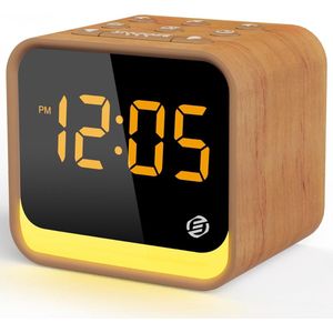 Equivera Wekkerradio Op Netstroom - Klokradio - Wekkerradio - Klokradio Met Wekker - Wekkerradio Dab - Wekker Dab Radio