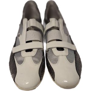 HORNET by Botticelli- SNEAKER-LAKLEER-MESH-IVORY/SILVER-42