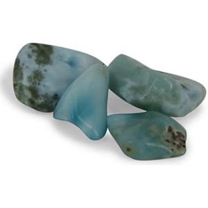 1 Zakje Larimar Trommelstenen (25 gram)
