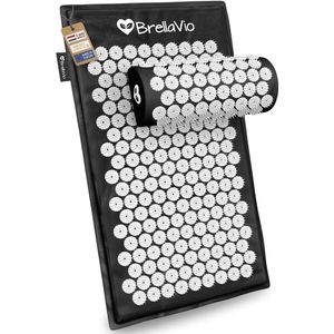 Spijkermat met Kussen - Acupunctuur Massage Mat voor Ontspanning van Rug, Nek, Schouder en Voet - Acupressuurmat tegen Verspanningen