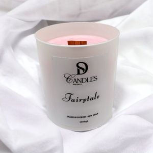 Geurkaars Fairytale - 9 oz - Handgemaakte Geurkaars - Woodwick Geurkaars Candle Jars-sBrandtijd: 50 uur