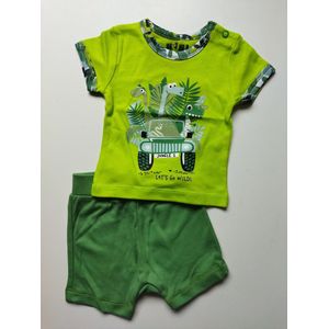 Nini - Outfit Finn - 2-delige set - Shirtje, Broekje - Maat 68 - 4 t/m 6 maanden