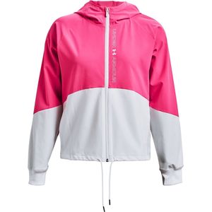 Under Armour Woven FZ Jacket Dames Sportjas - Maat L