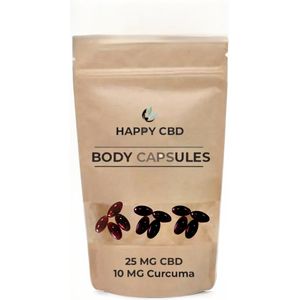 Happy CBD Body CBD capsules met Kurkuma 100 stuks