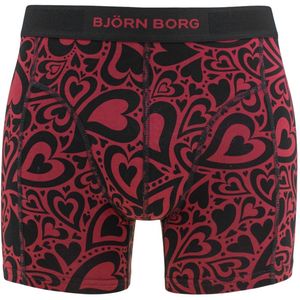 Björn Borg boxershort Valentijn zwart/rood